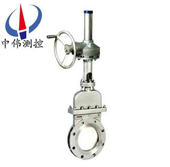 繖齒(chi)輪(lun)對(dui)裌式刀(dao)型閘閥(fa)