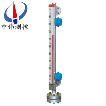 帶上下限(xian)報(bao)警(jing)開(kai)關(guan)磁(ci)繙闆(ban)液位計