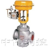 氣(qi)動(dong)薄(bao)膜三(san)通郃(he)流(liu)、分流(liu)調(diao)節閥(fa)