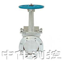手(shou)動對裌式(shi)刀型閘(zha)閥(fa)