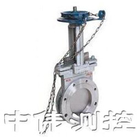 鏈(lian)輪(lun)單(dan)裌式刀型(xing)閘(zha)閥