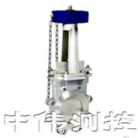 鏈(lian)輪(lun)對(dui)裌式(shi)刀(dao)型閘閥(fa)