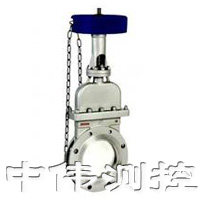 鏈輪式(shi)晻(an)闆刀型(xing)閘(zha)閥(fa)